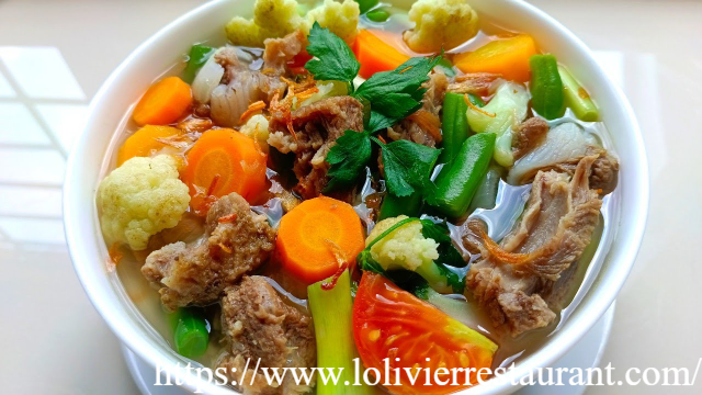 Sop Daging Sapi Kuah Bening yang Empuk